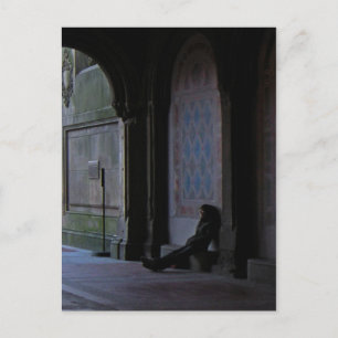 Waiting at Bethesda Terrace Postcard