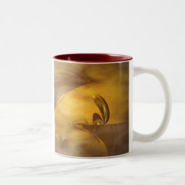 Waiting at the Edge Two-Tone Coffee Mug (Right)