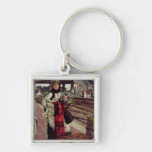 Waiting at the Station Key Ring