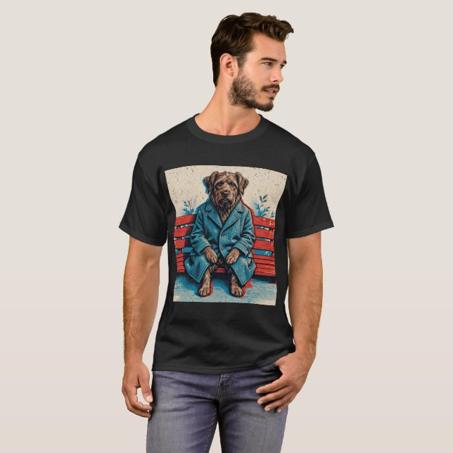 Waiting Dog Bench Shirt (Front Full)