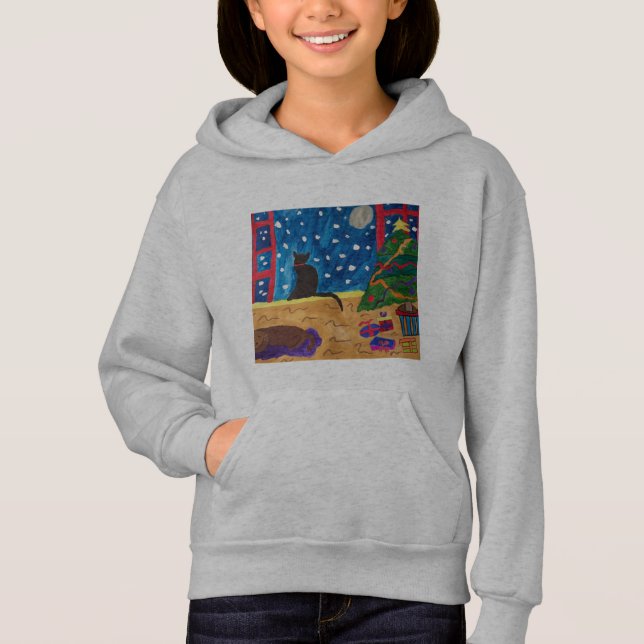 Waiting For Christmas Hoodie (Front)