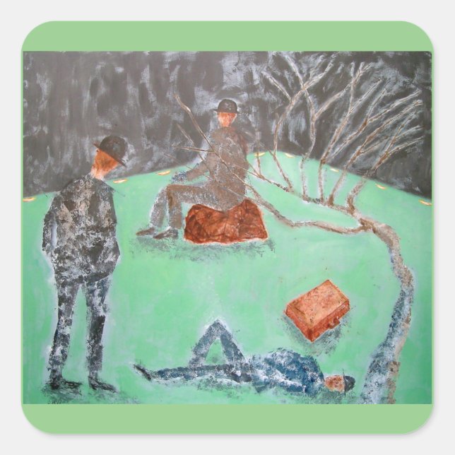 WAITING FOR GODOT Sticker (Front)