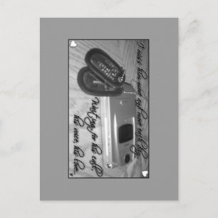 Waiting for his call... postcard