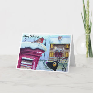 Waiting for mail! holiday card