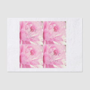 Waiting For Mr Darcy Watercolor rose decoupage Tissue Paper
