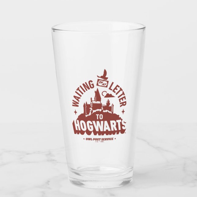 Waiting for my Letter to HOGWARTS™ Glass (Front)