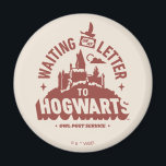 Waiting for my Letter to HOGWARTS™ Magnet<br><div class="desc">Still waiting on your owl? This charming “Waiting on My Letter to Hogwarts™” design perfectly captures the hopeful anticipation of every aspiring witch or wizard. Featuring a vintage-inspired Hogwarts silhouette, a soaring owl delivering a letter, and classic “Owl Post Service” typography, this design blends nostalgia with wizarding whimsy. It’s a...</div>
