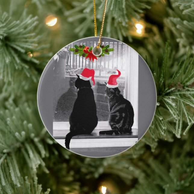 Waiting For Santa Ceramic Tree Decoration (Tree)