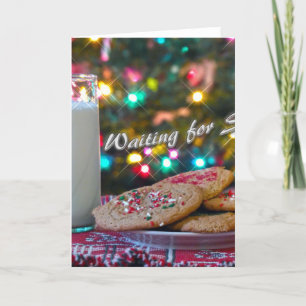 Waiting for Santa Holiday Card