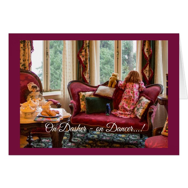 Waiting for Santa Holiday Card (Front Horizontal)
