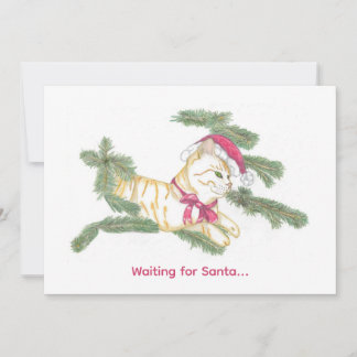 Waiting for Santa... Holiday Card