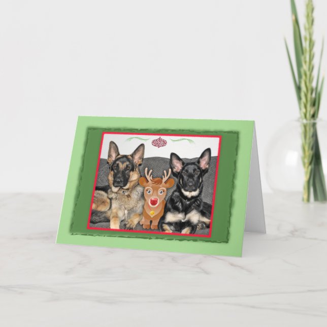 Waiting for Santa Holiday Card (Front)