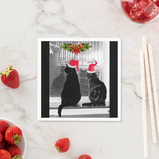 Waiting For Santa Napkin (Insitu)