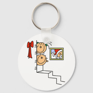 Waiting for Santa T-shirts and Gifts Key Ring