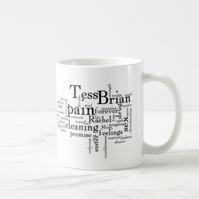 Waiting For Spring word cloud mug (Right)