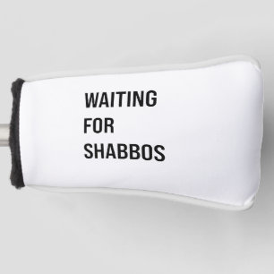 Waiting for the Shabbos Hanukkah Jewish Funny  Golf Head Cover