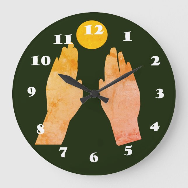 Waiting for the Sun II Large Clock (Front)