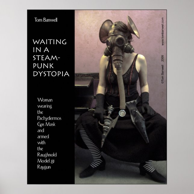 Waiting in a Steampunk Dystopia Poster (Front)