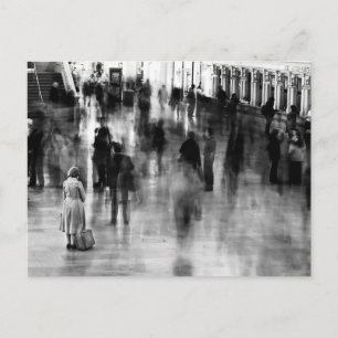 Waiting in Grand Central Station Postcard
