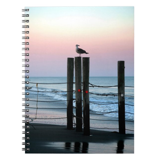 Waiting On Sunset Spiral Notebook (Front)