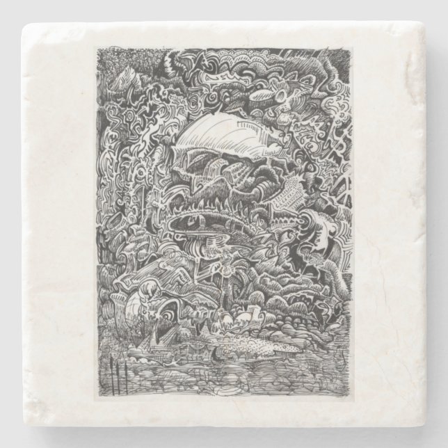 Waiting out the Maelstrom Stone Coaster (Front)