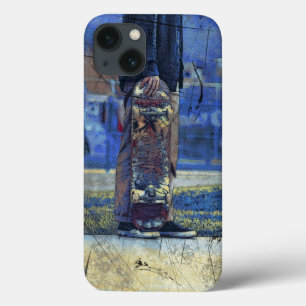 Waiting to Skate  - Skateboarder iPhone 13 Case