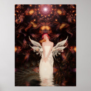 Waiting Wings Pixie Girl Print