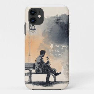 Waiting with a Rose – Unspoken Love Case-Mate iPhone Case