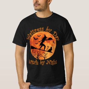 Waitress by Day Witch by Night T-Shirt