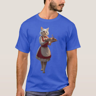 Waitress Cat vintage T-Shirt