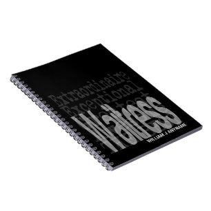 Waitress Extraordinaire CUSTOM Notebook