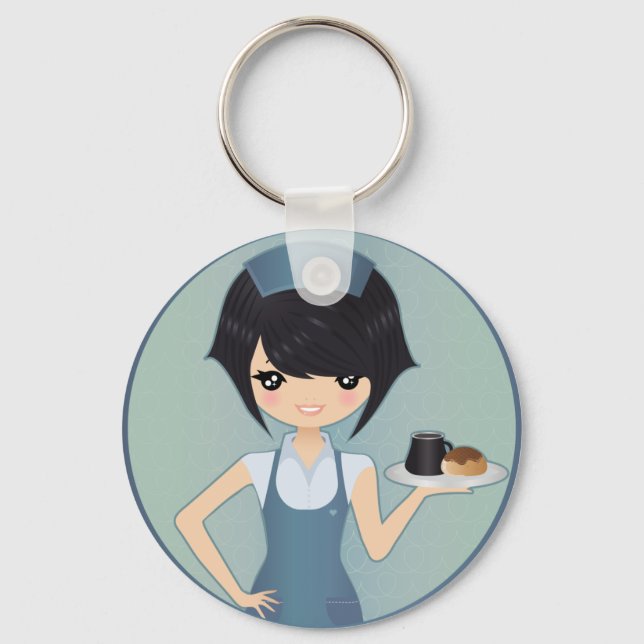 waitress key ring (Front)