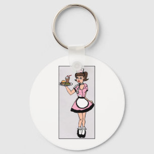 waitress key ring