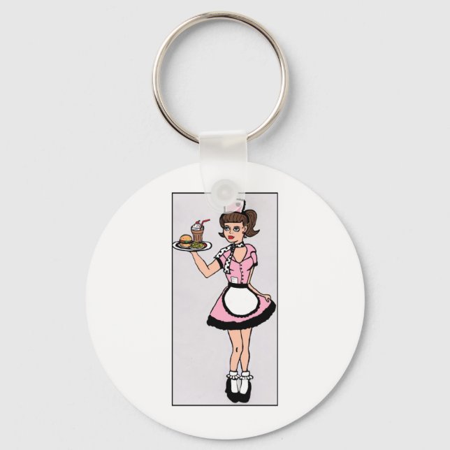 waitress key ring (Front)