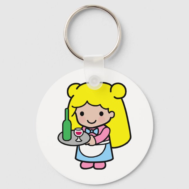 Waitress Key Ring (Front)