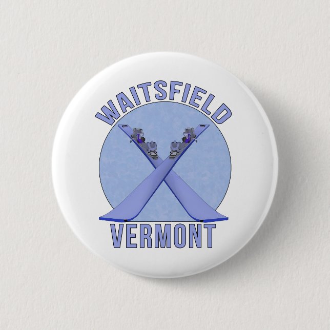Waitsfield, Vermont 6 Cm Round Badge (Front)