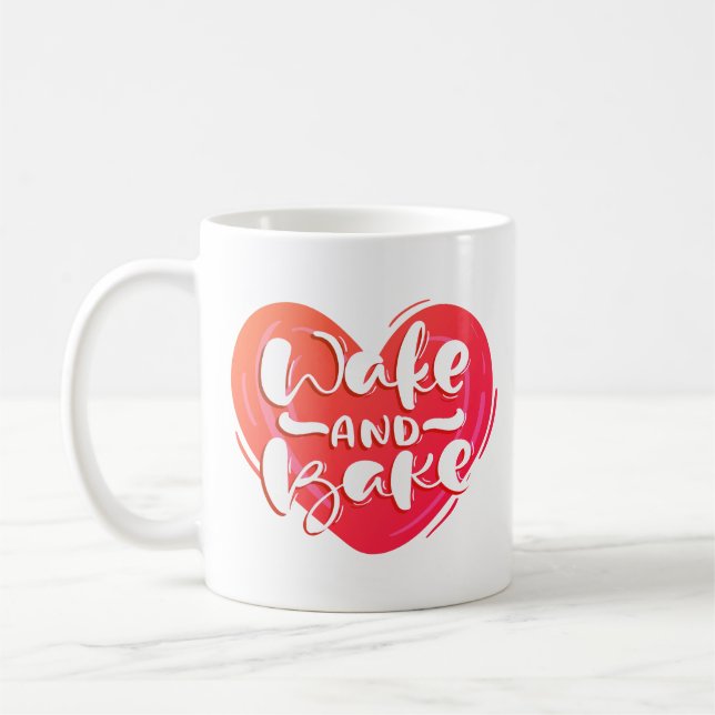 Wake and Bake Coffee Mug (Left)