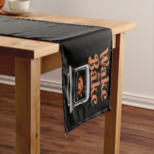 Wake Bake Turkey Dinner Funny Thanksgiving  Short Table Runner