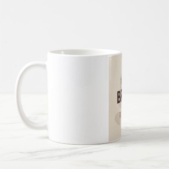 Wake Brew Repeat Funny Coffee Lover Morning Routin Mug (Left)