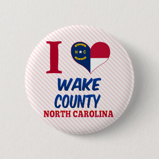 Wake County, North Carolina 6 Cm Round Badge