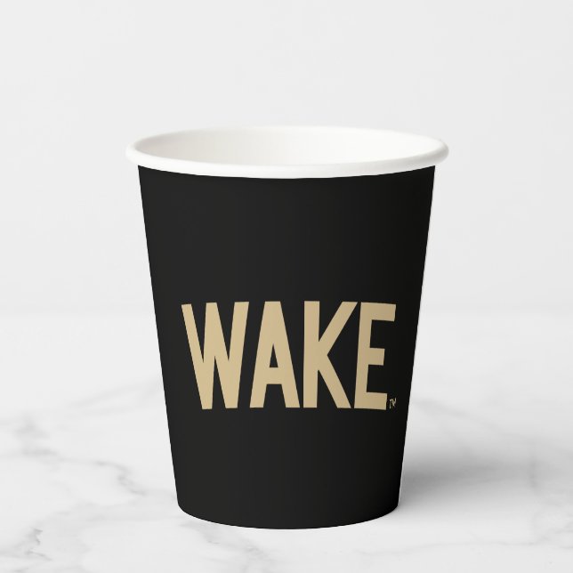 Wake Forest University | Wake Arch Paper Cups (Back)