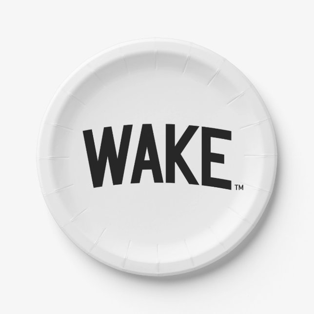 Wake Forest University | Wake Arch Paper Plate (Front)