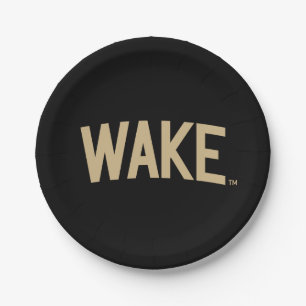 Wake Forest University Wake Arch Paper Plate