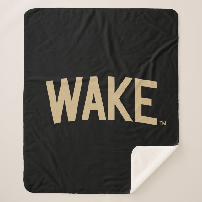 Wake Forest University | Wake Arch Sherpa Blanket (Front)