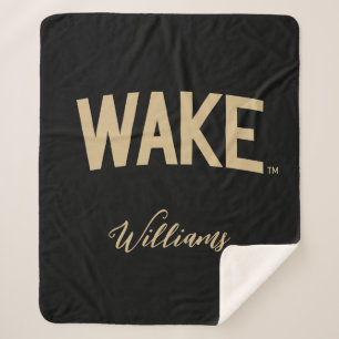 Wake Forest University Wake Arch Sherpa Blanket