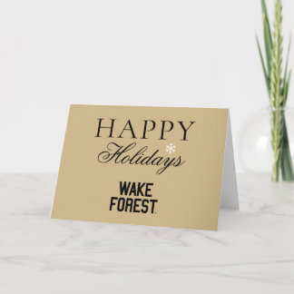 Wake Forest University | Wake Forest Holiday Card