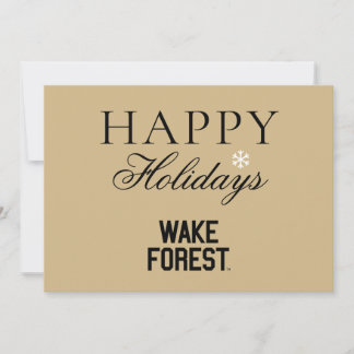 Wake Forest University | Wake Forest Holiday Card