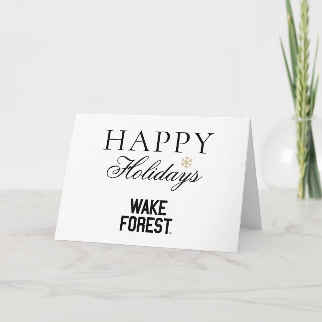 Wake Forest University | Wake Forest Holiday Card (Front)
