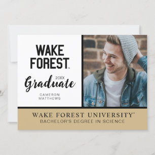 Wake Forest University Wake Forest Invitation