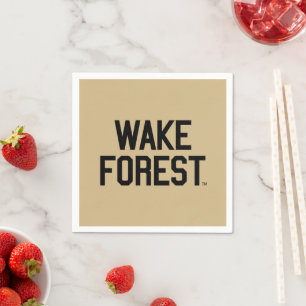 Wake Forest University Wake Forest Napkin